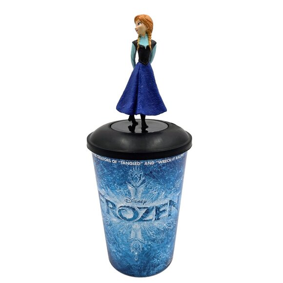 Disney Frozen Movie Collectors Cup With Anna figurine 2013 Read - Picture 1 of 10